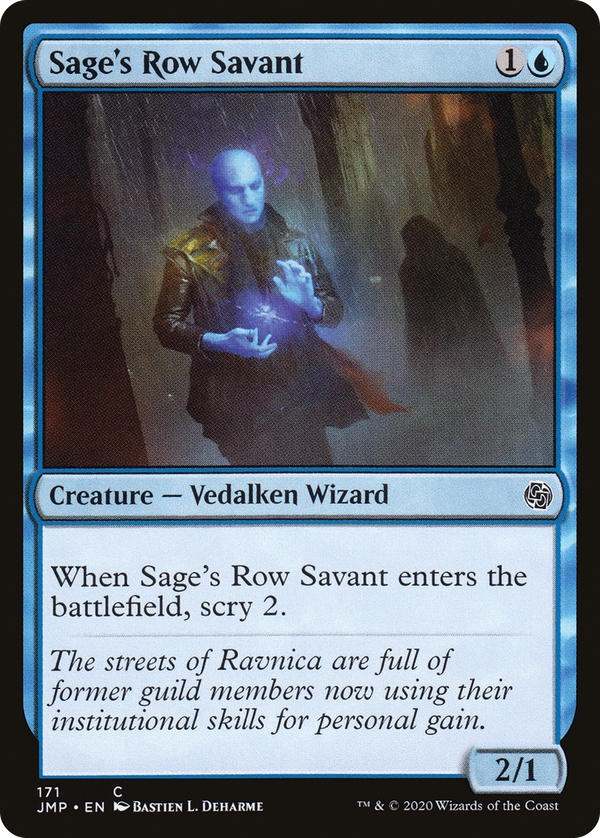 Sage's Row Savant (jmp)