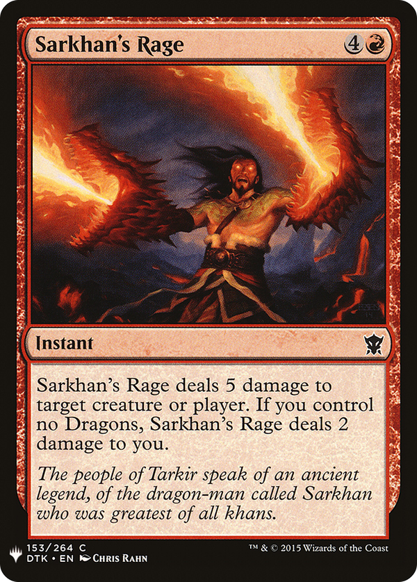 Sarkhan's Rage (plst)