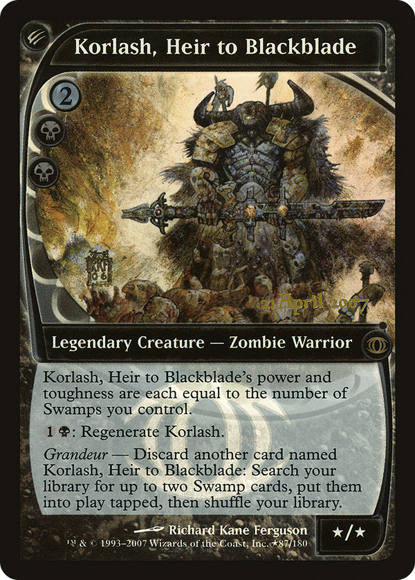 Korlash, Heir to Blackblade (pfut)