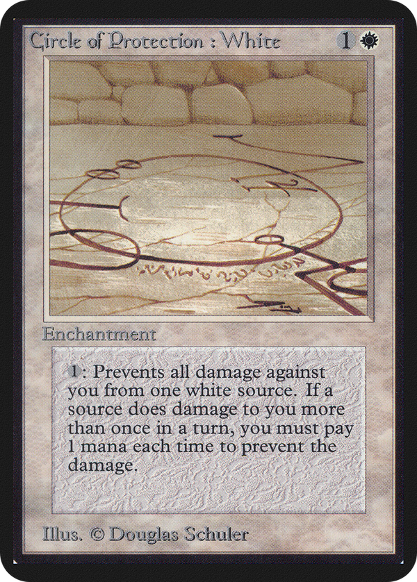 Circle of Protection: White (lea)