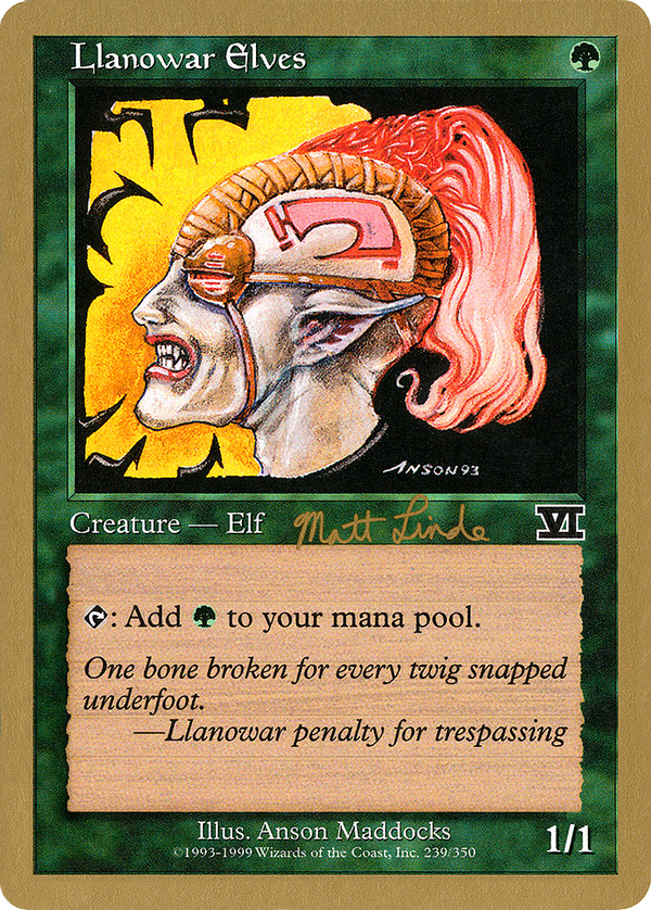 Llanowar Elves (wc99)