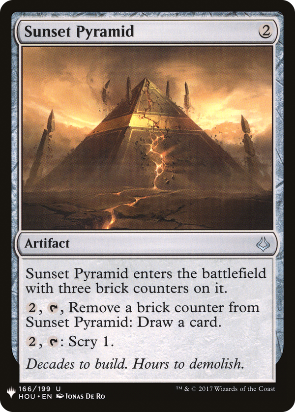 Sunset Pyramid (plst)