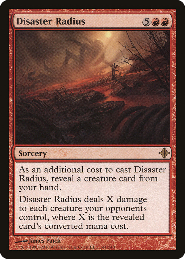 Disaster Radius (roe)