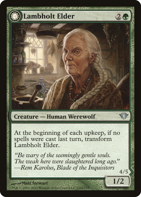 Lambholt Elder // Silverpelt Werewolf (dka)