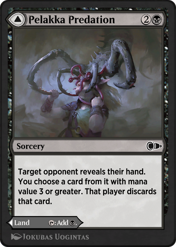 Pelakka Predation // Pelakka Caverns (pio)
