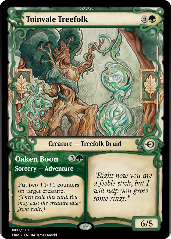 Tuinvale Treefolk // Oaken Boon (prm)