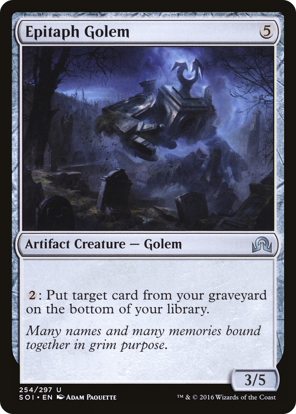 Epitaph Golem (soi)