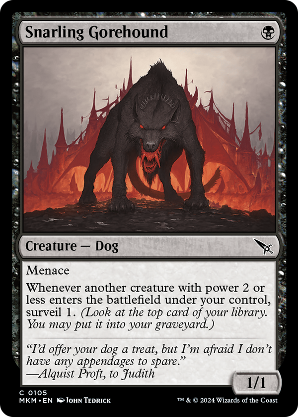 Snarling Gorehound (mkm)