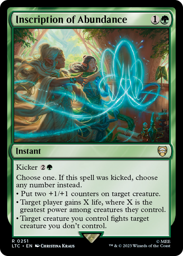Inscription of Abundance (ltc)