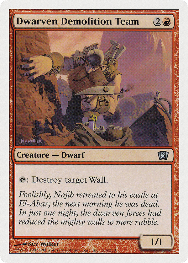 Dwarven Demolition Team (8ed)