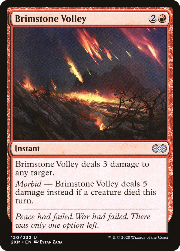 Brimstone Volley (2xm)
