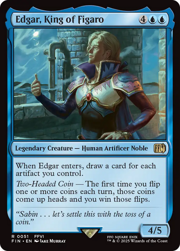 Edgar, King of Figaro (fin)