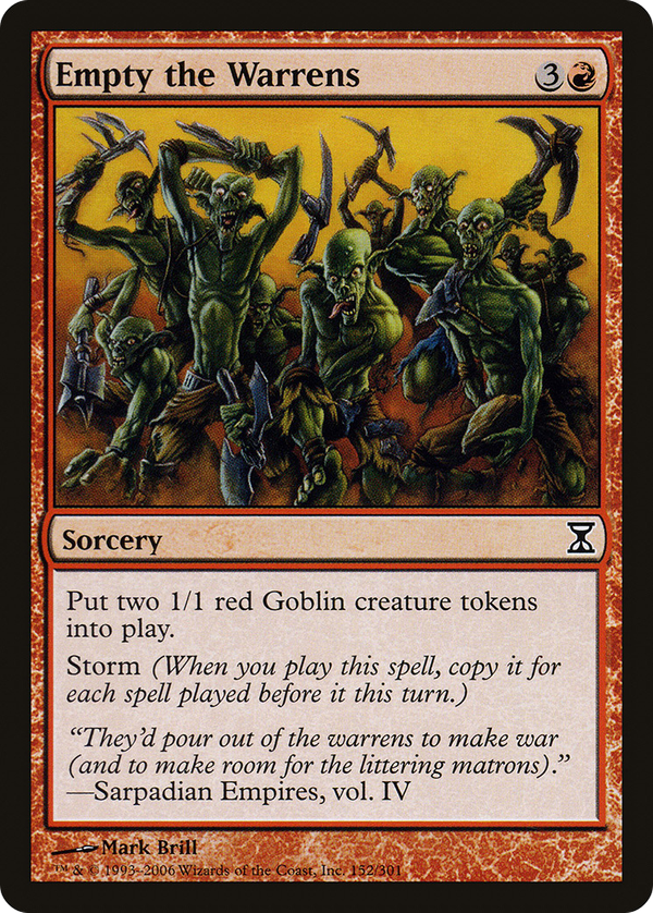 Empty the Warrens (tsp)