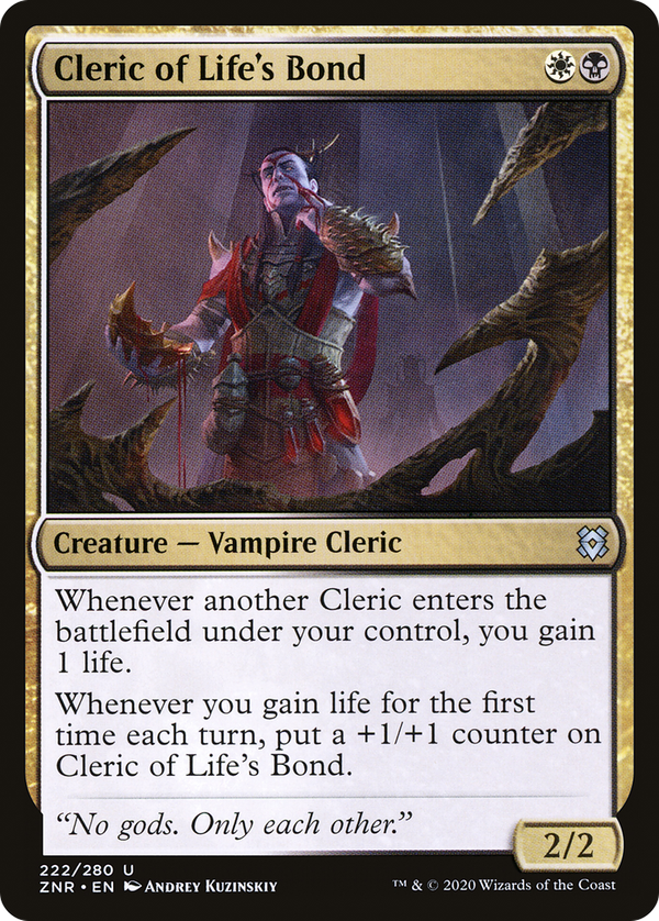 Cleric of Life's Bond (znr)