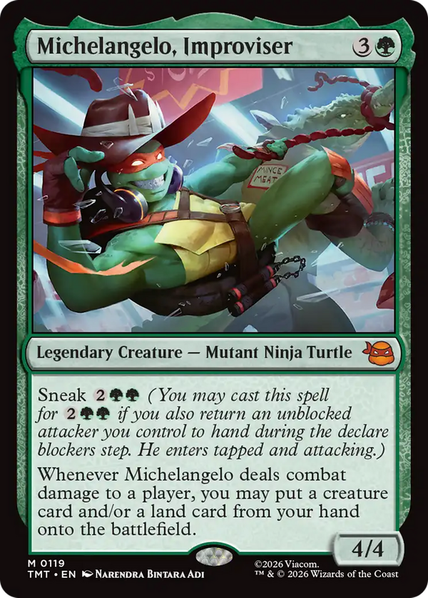Michelangelo, Improviser (tmt)