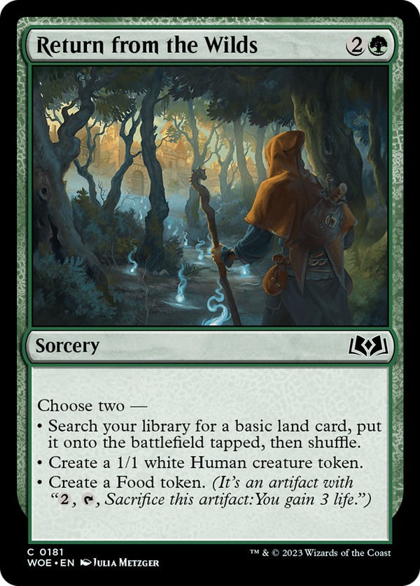 Return from the Wilds (woe)