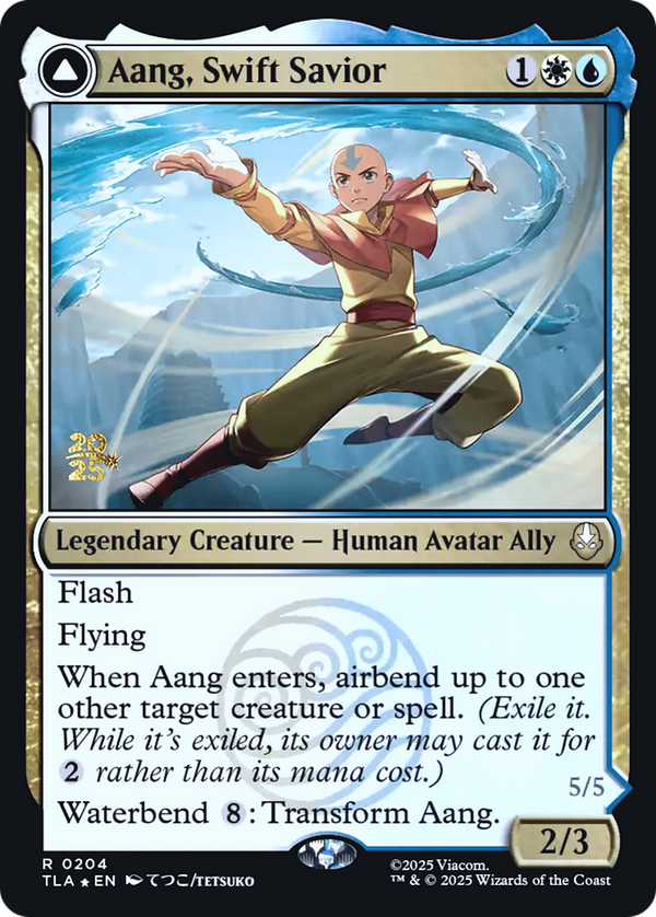 Aang, Swift Savior // Aang and La, Ocean's Fury (ptla)