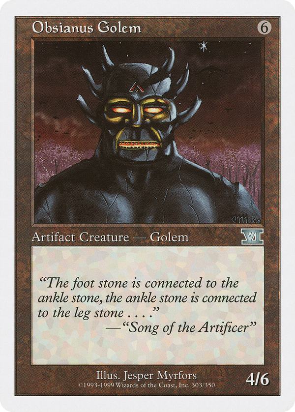 Obsianus Golem (6ed)