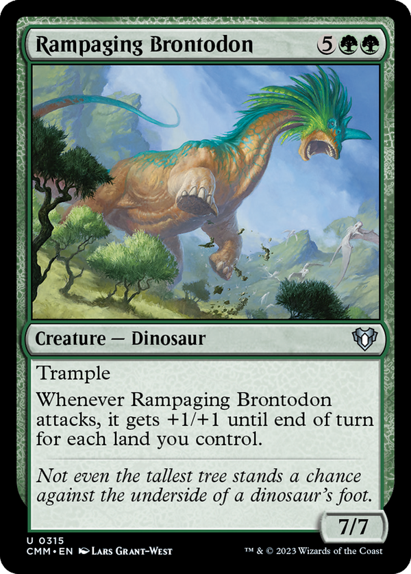 Rampaging Brontodon (cmm)