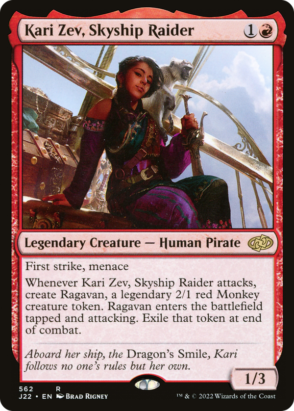 Kari Zev, Skyship Raider (j22)