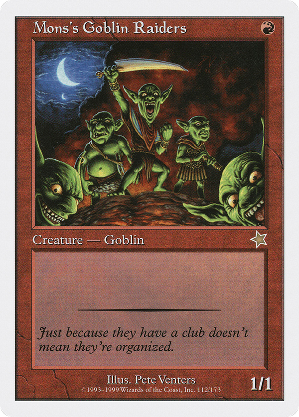 Mons's Goblin Raiders (s99)