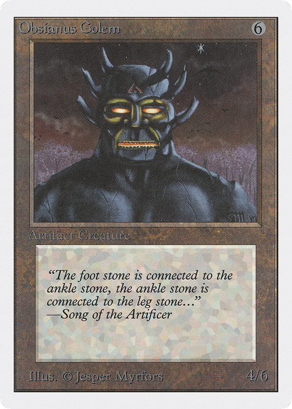 Obsianus Golem (2ed)