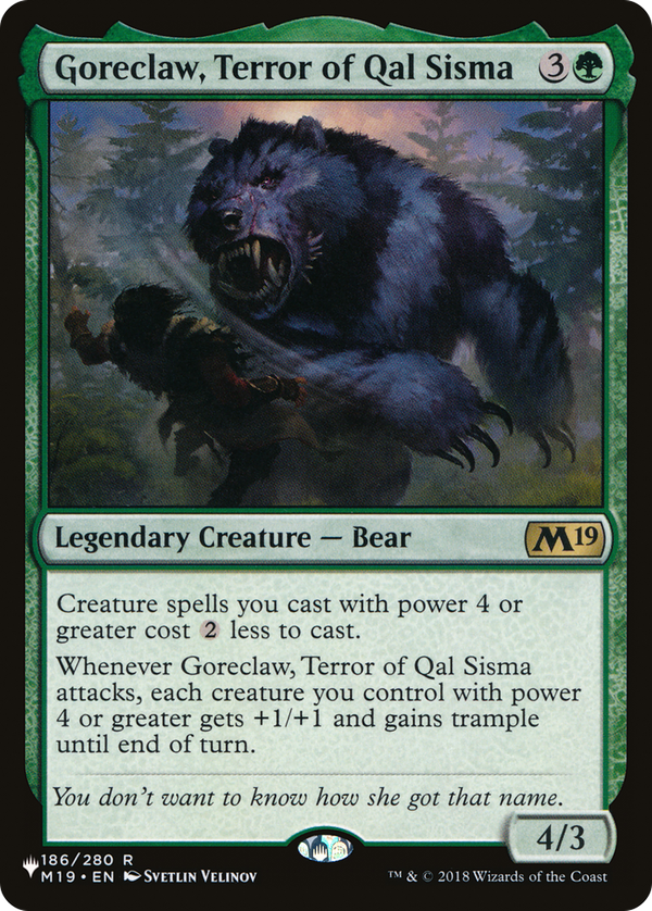 Goreclaw, Terror of Qal Sisma (plst)