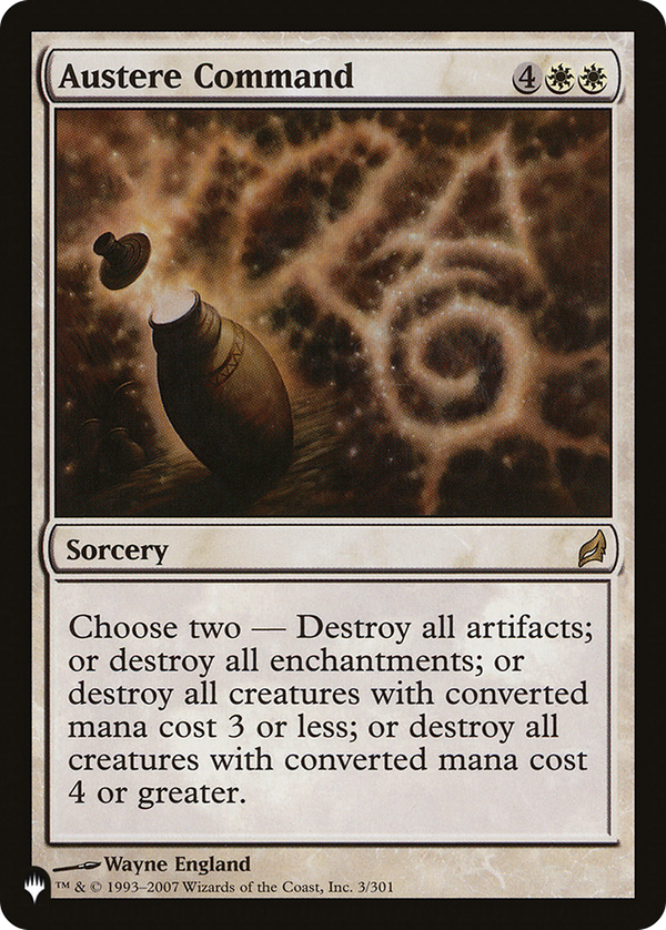 Austere Command (plst)
