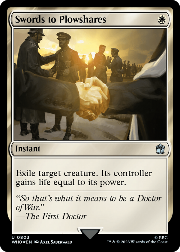 Swords to Plowshares (who)