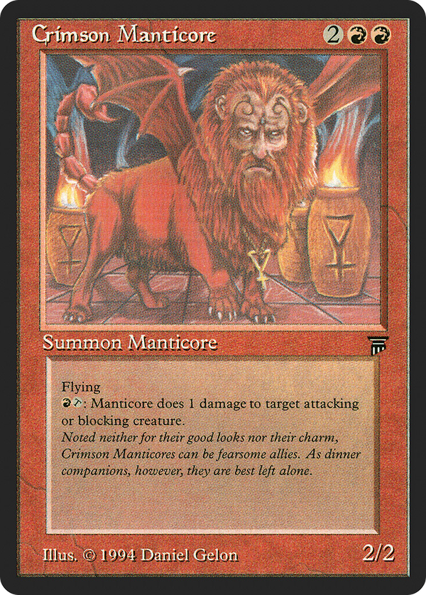 Crimson Manticore (leg)