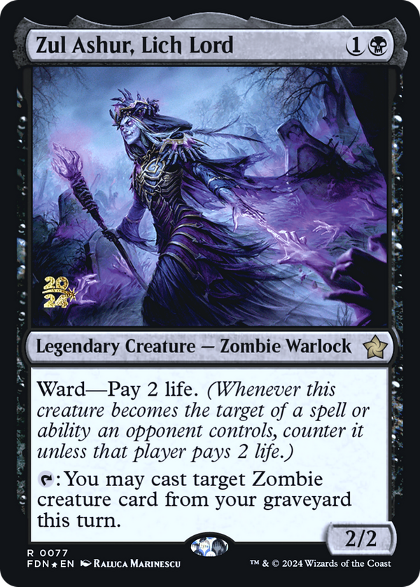 Zul Ashur, Lich Lord (pfdn)