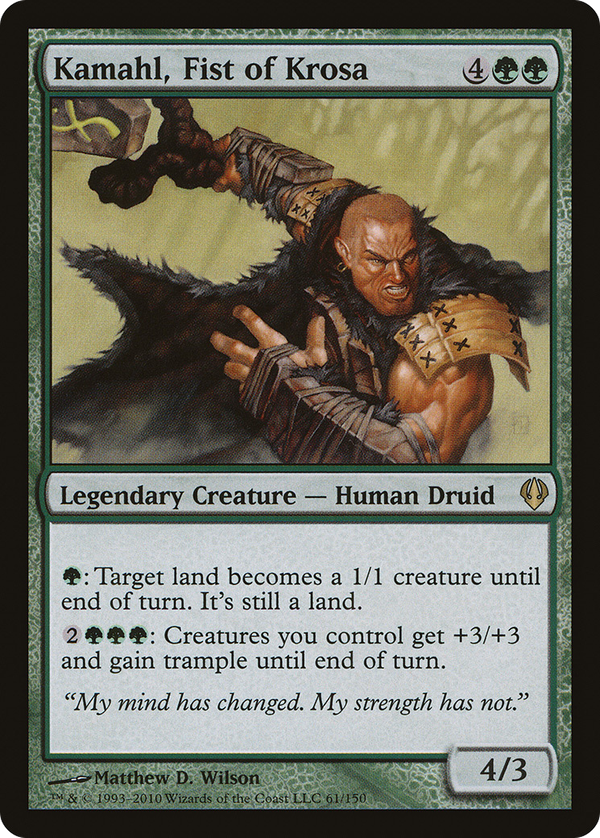 Kamahl, Fist of Krosa (arc)