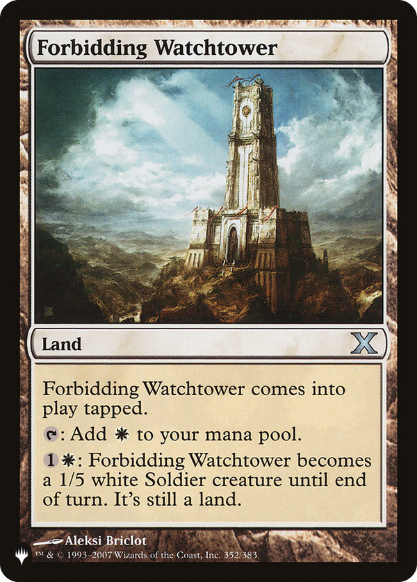 Forbidding Watchtower (plst)
