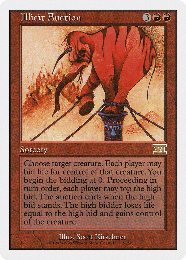 Illicit Auction (6ed)