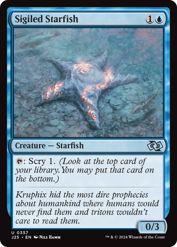 Sigiled Starfish (j25)