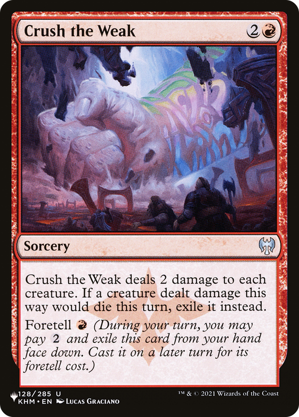 Crush the Weak (plst)