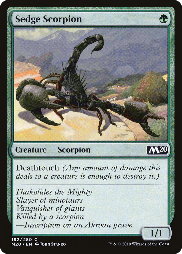 Sedge Scorpion (m20)