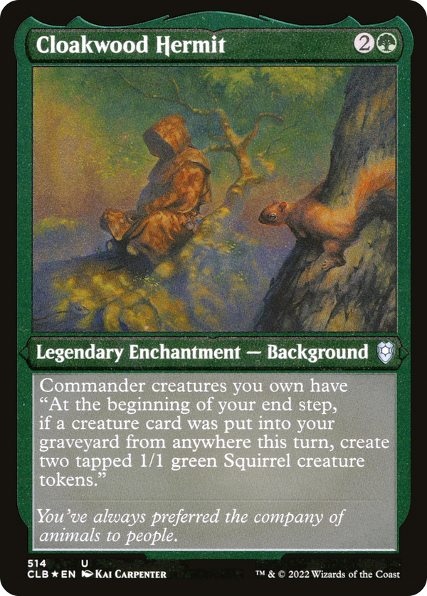 Cloakwood Hermit (clb)