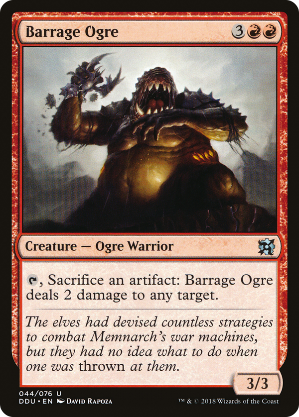 Barrage Ogre (ddu)