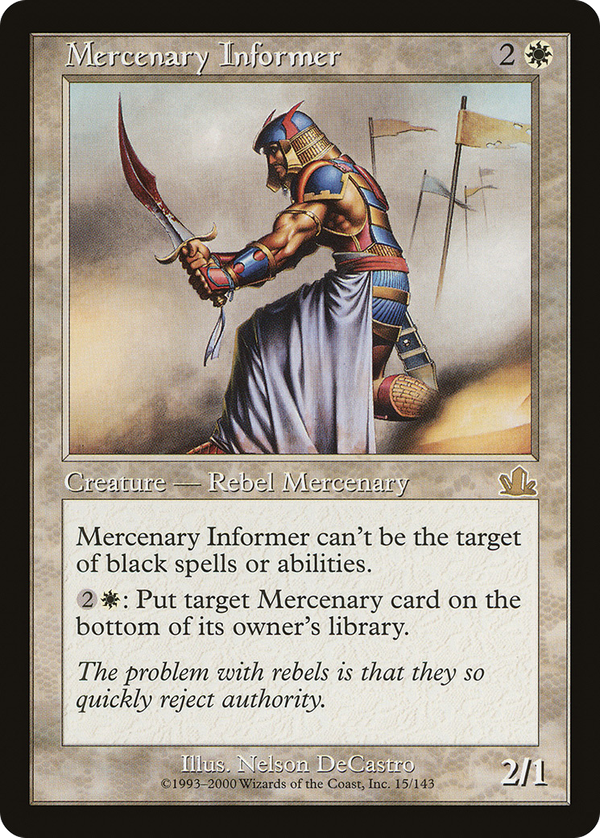 Mercenary Informer (pcy)
