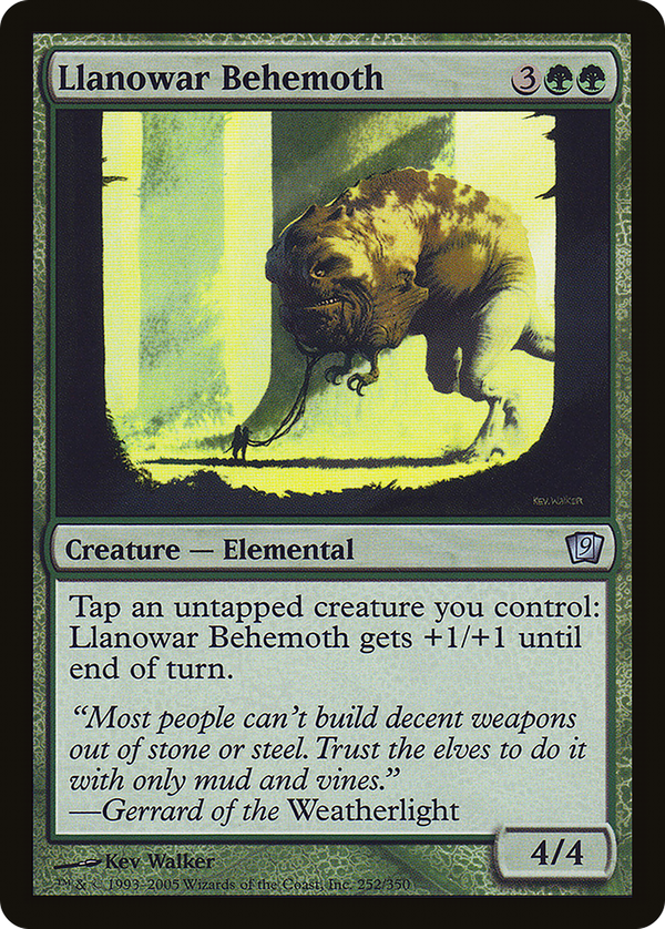 Llanowar Behemoth (9ed)
