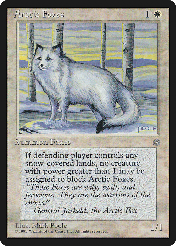 Arctic Foxes (ice)