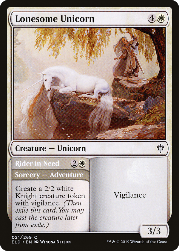 Lonesome Unicorn // Rider in Need (eld)