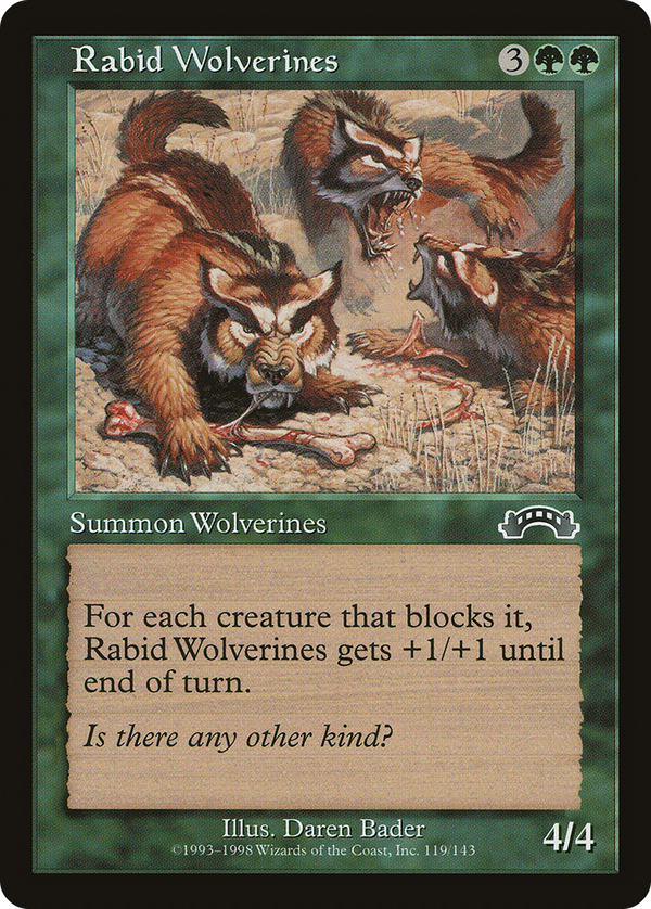 Rabid Wolverines (exo)