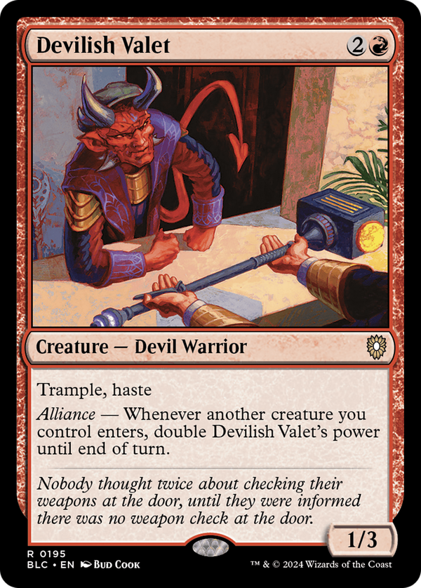 Devilish Valet (blc)