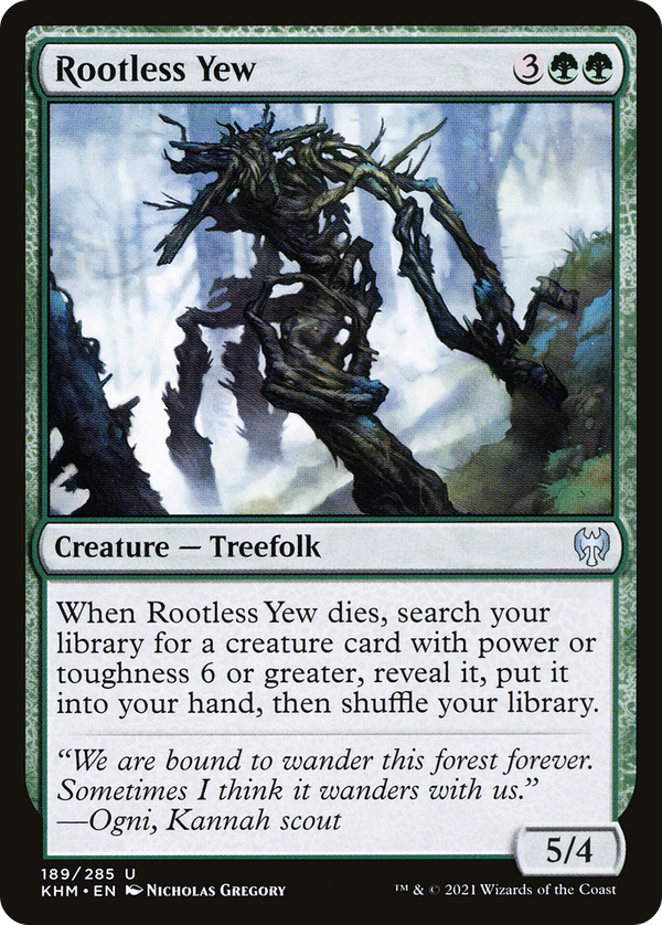 Rootless Yew (khm)