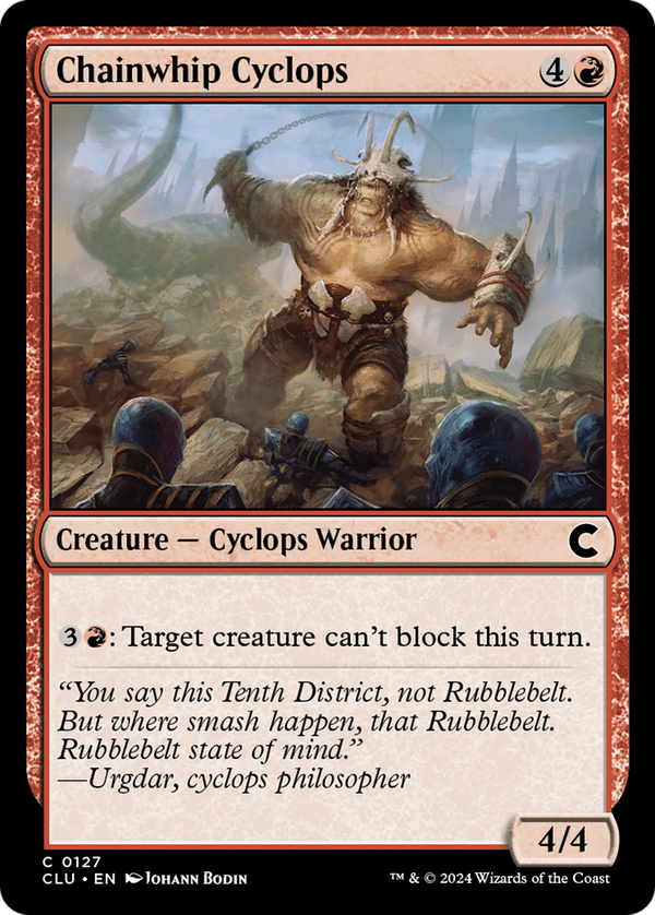 Chainwhip Cyclops (clu)