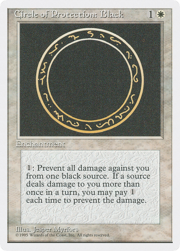 Circle of Protection: Black (4ed)