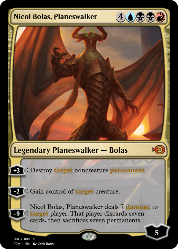 Nicol Bolas, Planeswalker (prm)