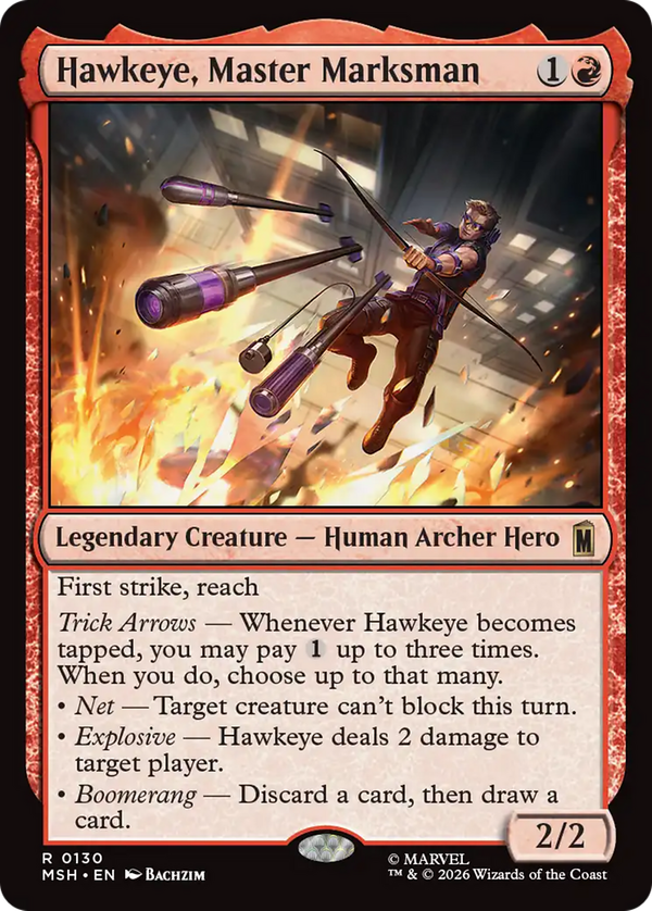 Hawkeye, Master Marksman (msh)